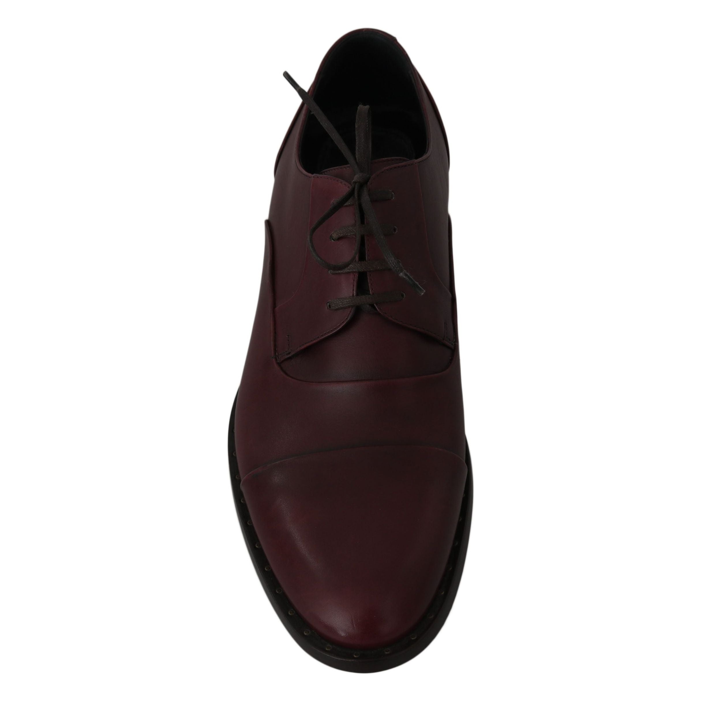 Elegant Bordeaux Leather Dress Shoes