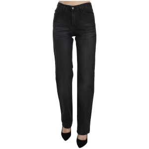 Just Cavalli Elevate Your Style: Chic Black High Waist Denim