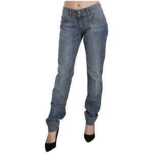 Just Cavalli Chic Blue Washed Slim Fit Denim Jeans