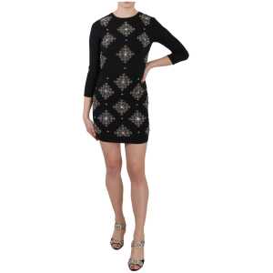 John Richmond Chic Sequined Mini Sheath Dress