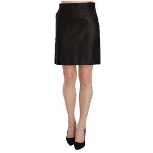GF Ferre Elegant High Waist A-Line Mini Skirt