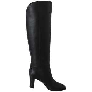 Jimmy Choo Elegant Black Calf Leather Heeled Boots