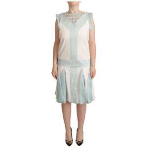 Sergei Grinko Embroidered Pearl Shift Dress Distinction