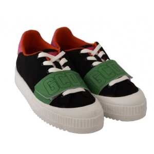 GCDS Stylish Multicolor Low Top Lace-Up Sneakers