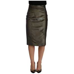 GF Ferre Chic High Waist Pencil Midi Skirt