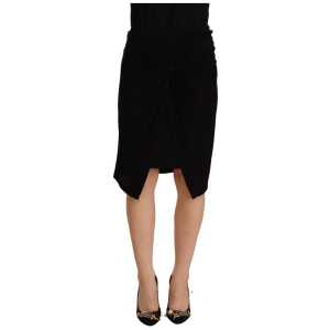 PLEIN SUD Elegant High Waist Pencil Cut Skirt
