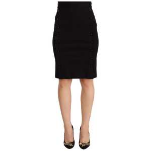 GF Ferre Chic High-Waisted Pencil Skirt in Black