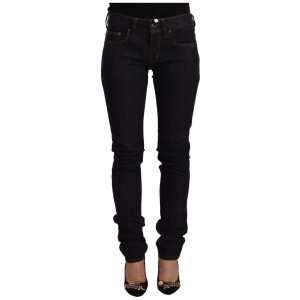 GF Ferre Chic Black Slim Fit Designer Jeans