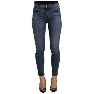 Don The Fuller Chic Slim Fit Blue Washed Jeans