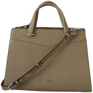Karl Lagerfeld Enchanting Sage Green Leather Tote
