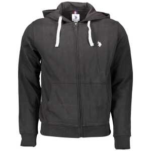 U.S. POLO ASSN. Black Cotton Men Sweater