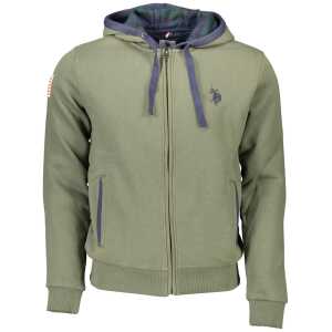 U.S. POLO ASSN. Green Cotton Men Sweater