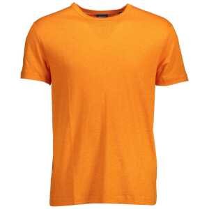 Gant Orange Linen Men T-Shirt