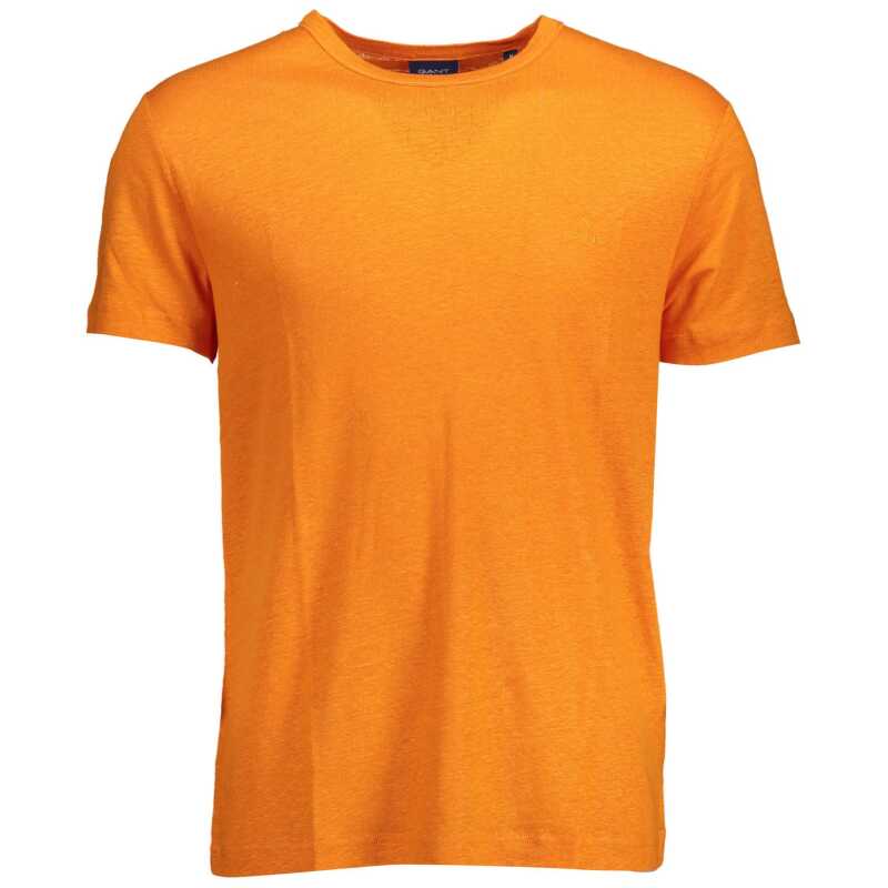 Gant Orange Linen Men T-Shirt, theFeinheit