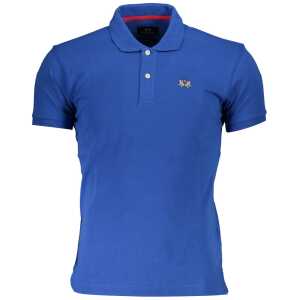 La Martina Slim Fit Embroidered Polo with Contrast Details