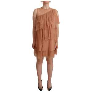 Liu Jo Chic Pink Sleeveless Tiered Mini Dress