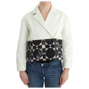 Andrea Pompilio Exclusive Black & White Leather Jacket