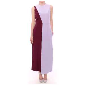 Barbara Casasola Elegant Long Silk Gown in Lavender