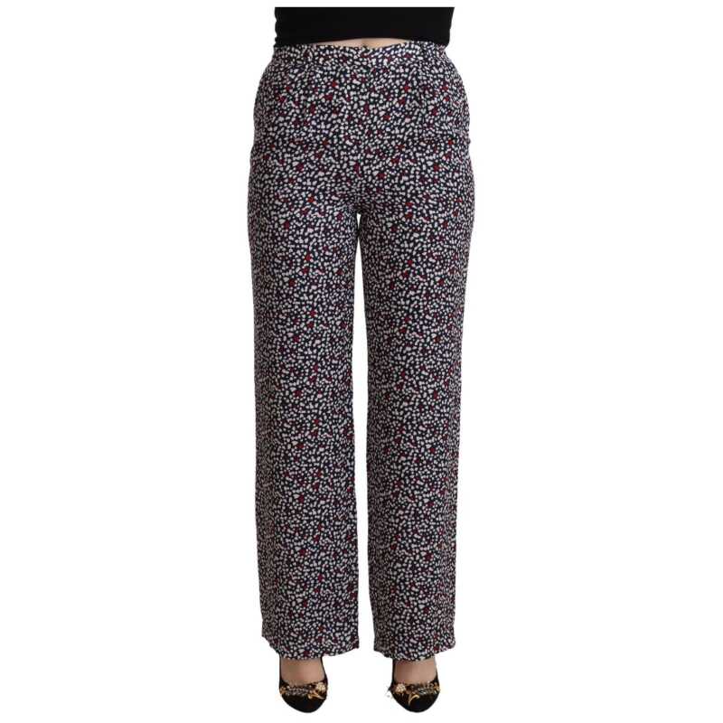 Michael Kors Elegant High Waist Straight Black Trousers, theFeinheit