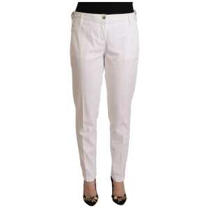 Jacob Cohen Elegant Mid Waist Tapered Trousers