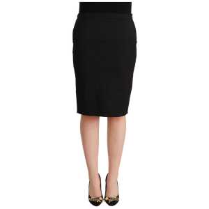 GF Ferre Chic Pencil Cut Knee-Length Skirt