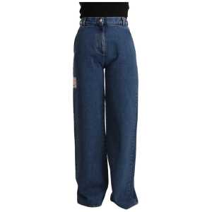 GCDS Chic High-Waist Boot Cut Denim