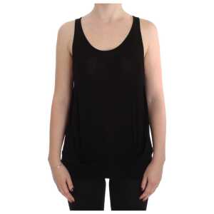 PLEIN SUD Sleek Black Cami Blouse Tank Top