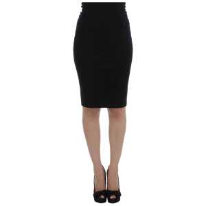 PLEIN SUD Elegant Black Pencil Skirt for Chic Look