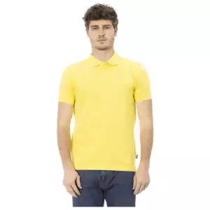Baldinini Trend Yellow Cotton Men Polo