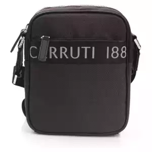 Cerruti 1881 Brown Leather Men Messenger Bag