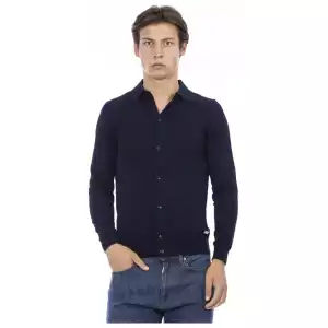Baldinini Trend Blue Cotton Men Shirt