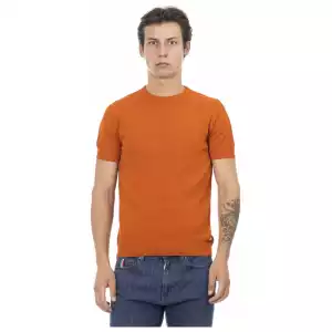Baldinini Trend Orange Cotton Men Sweater