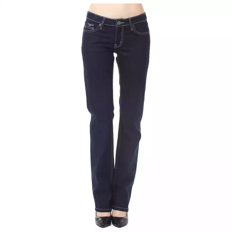 Ungaro Fever Blue Cotton Women Jeans, theFeinheit