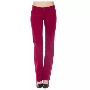 Ungaro Fever Red Cotton Women Pants