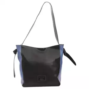 Pompei Donatella Black Leather Women Shoulder Bag