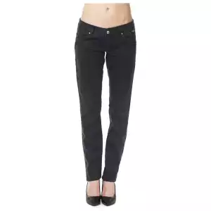 Ungaro Fever Blue Cotton Women's Pants