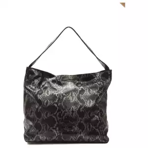 Pompei Donatella Gray Leather Women Shoulder Bag
