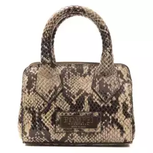 Pompei Donatella Brown Leather Women Mini Handbag