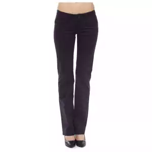 Ungaro Fever Purple Cotton Women Pants