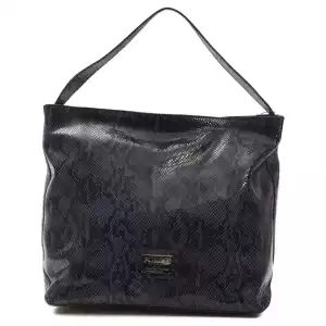 Pompei Donatella Blue Leather Women Shoulder Bag