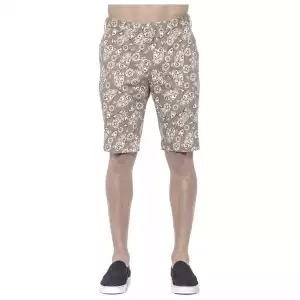 PT Torino Beige Cotton Men Short