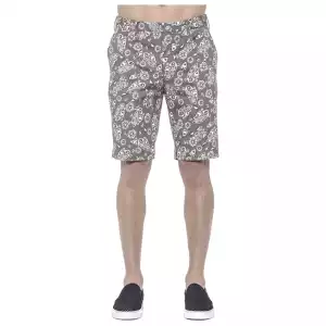 PT Torino Green Cotton Men Bermuda Short