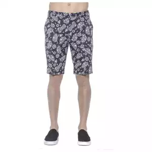 PT Torino Blue Cotton Men Bermuda Short