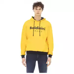 Baldinini Trend Yellow Cotton Men Sweater