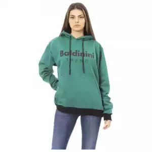 Baldinini Trend Black Cotton Women Hoodie