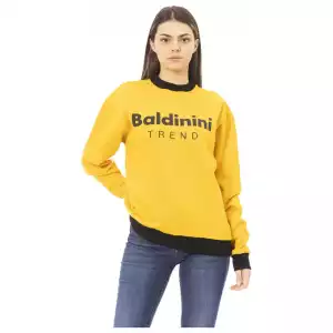 Baldinini Trend Yellow Cotton Women Sweater