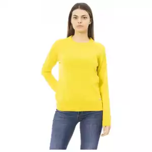 Baldinini Trend Yellow Wool Women Sweater
