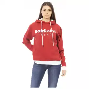 Baldinini Trend Red Cotton Women Sweater