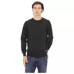 Baldinini Trend Green Fabric Men Sweater