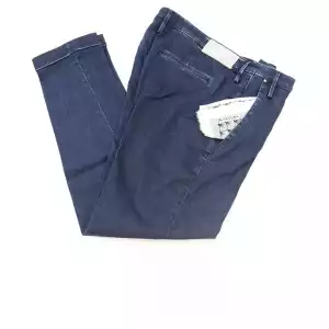 Jacob Cohen Blue Cotton Women Chino Jeans